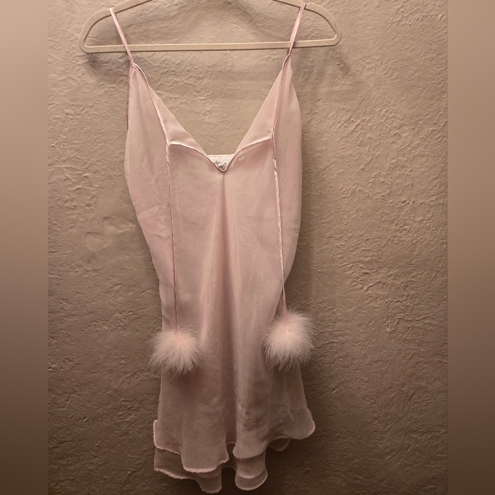 Vintage Y2K Marilyn Monroe Sheer Slip Dress – Soft Girl / Coquette